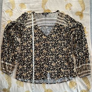 Rip Curl - women’s floral button down blouse - Size M